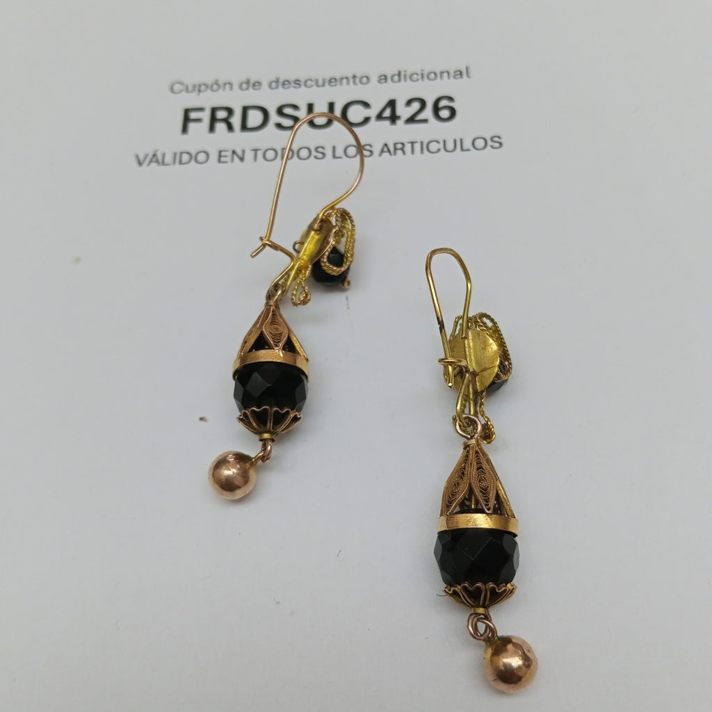 ARETES PAR ORO 8 K 7.9 GRMS (SEMINUEVO)