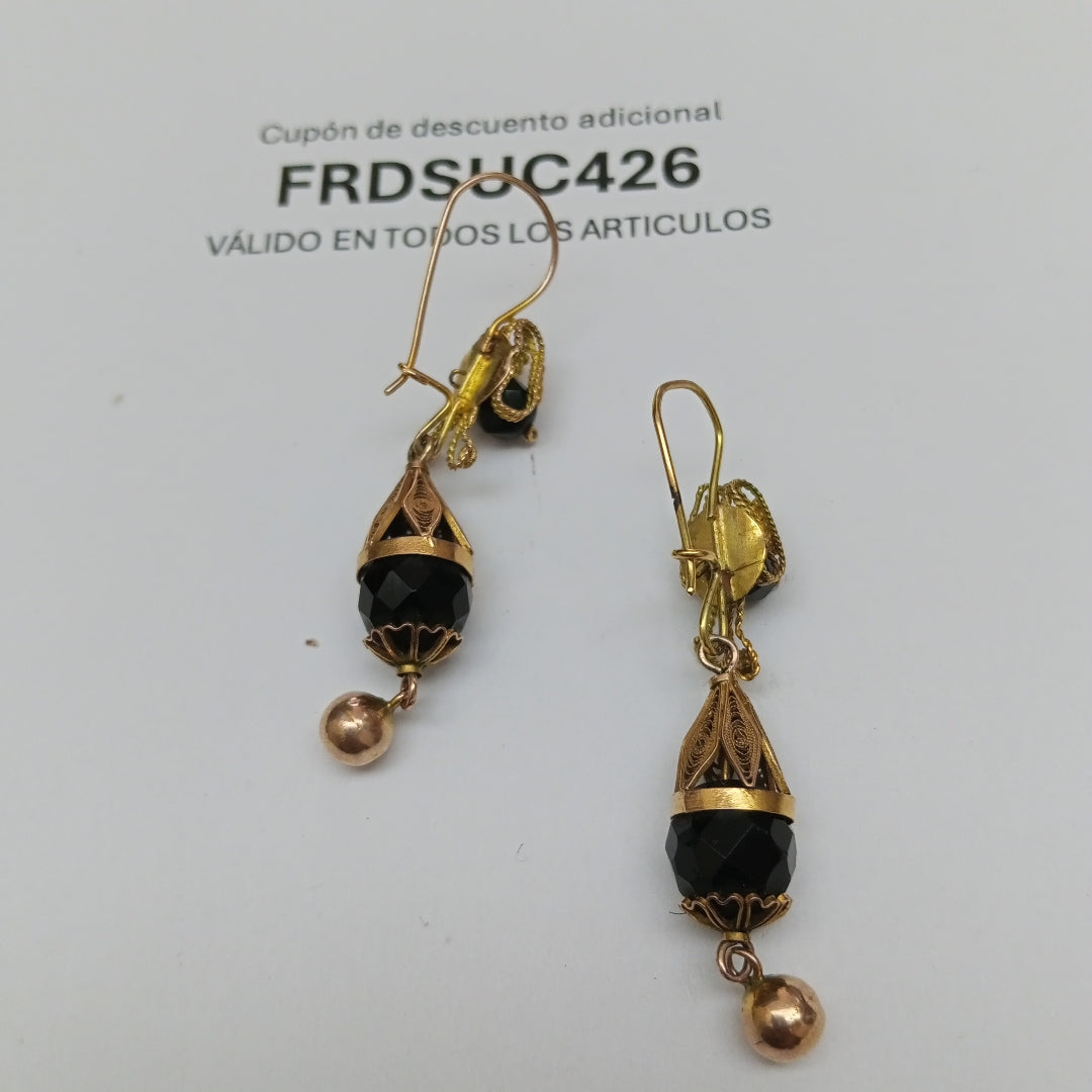 ARETES PAR ORO 8 K 7.9 GRMS (SEMINUEVO)