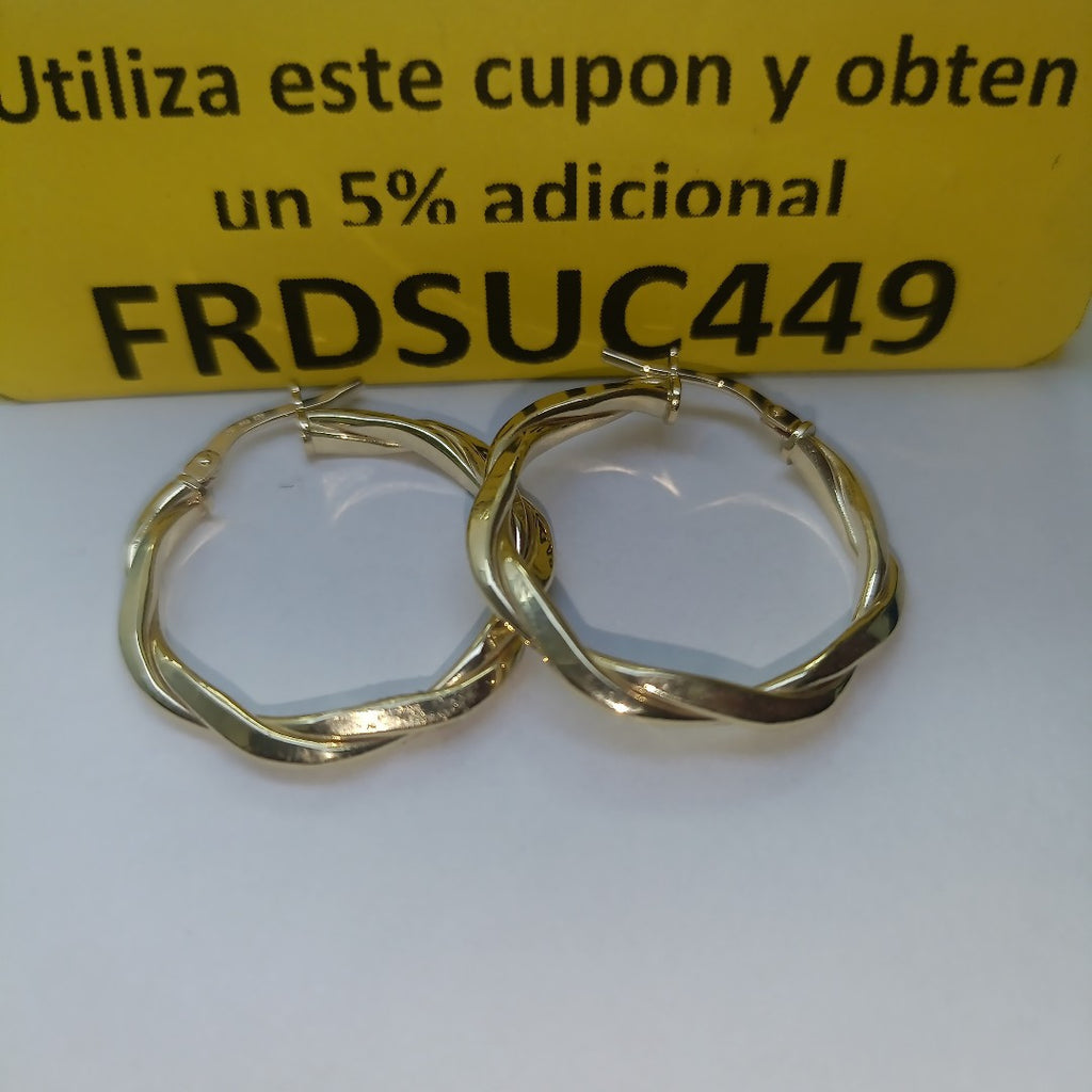 ARRACADAS ORO 10K 1.8 (NUEVO)