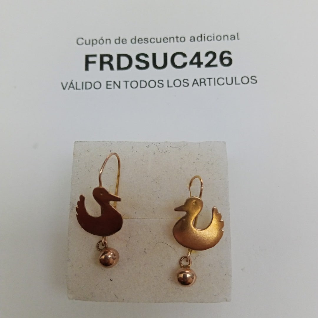 ARETES PAR ORO 10 K 1.2 GRMS (SEMINUEVO)