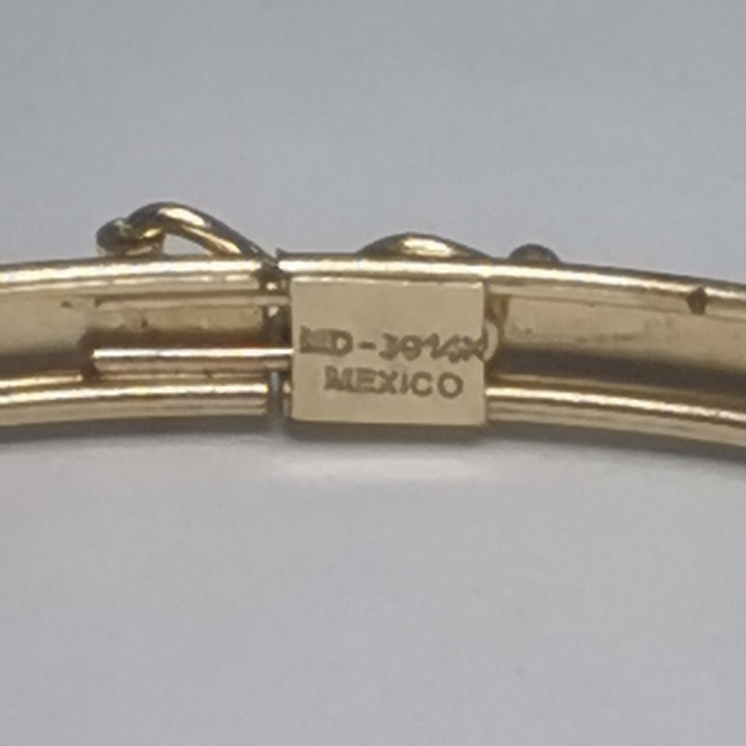 PULSERA RIGIDA ORO 14 K 4.3 GRMS (SEMINUEVO)