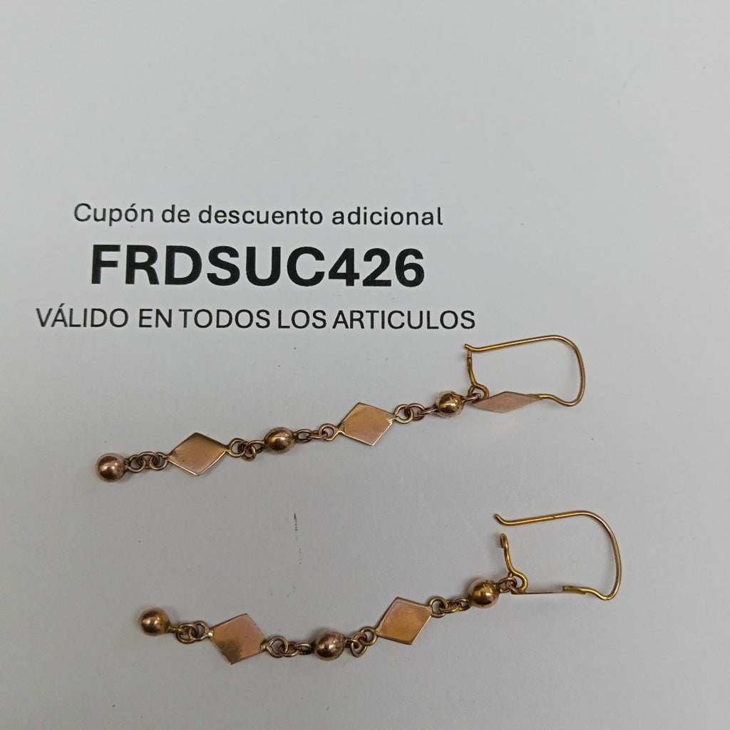 ARETES PAR ORO 10 K 2 GRMS (SEMINUEVO)