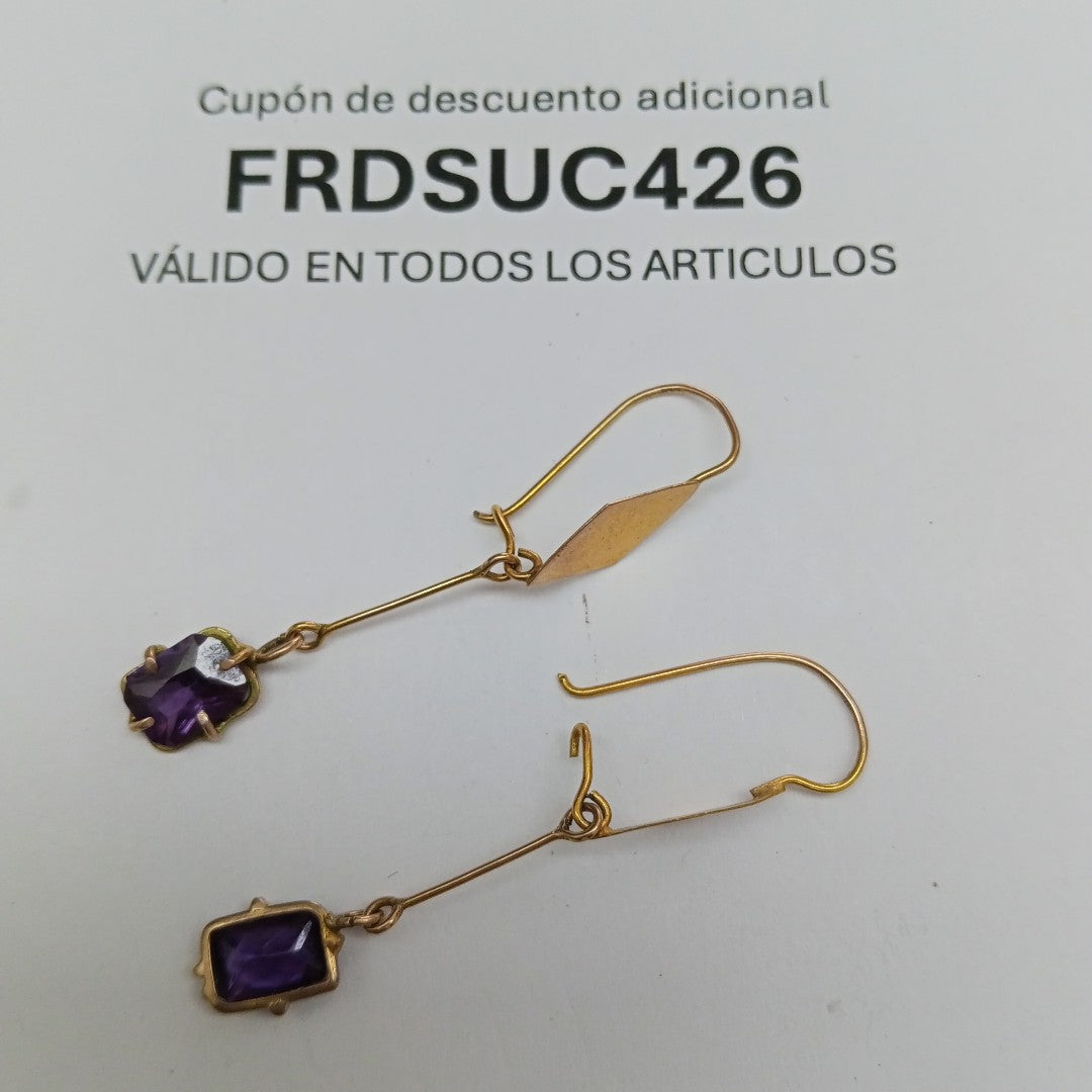 ARETES PAR ORO 10 K 2.5 GRMS (SEMINUEVO)