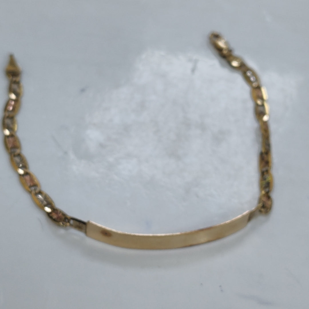 ESCLAVA ORO, ORO COMBINADO 10 K 6.3 GRMS (SEMINUEVO)