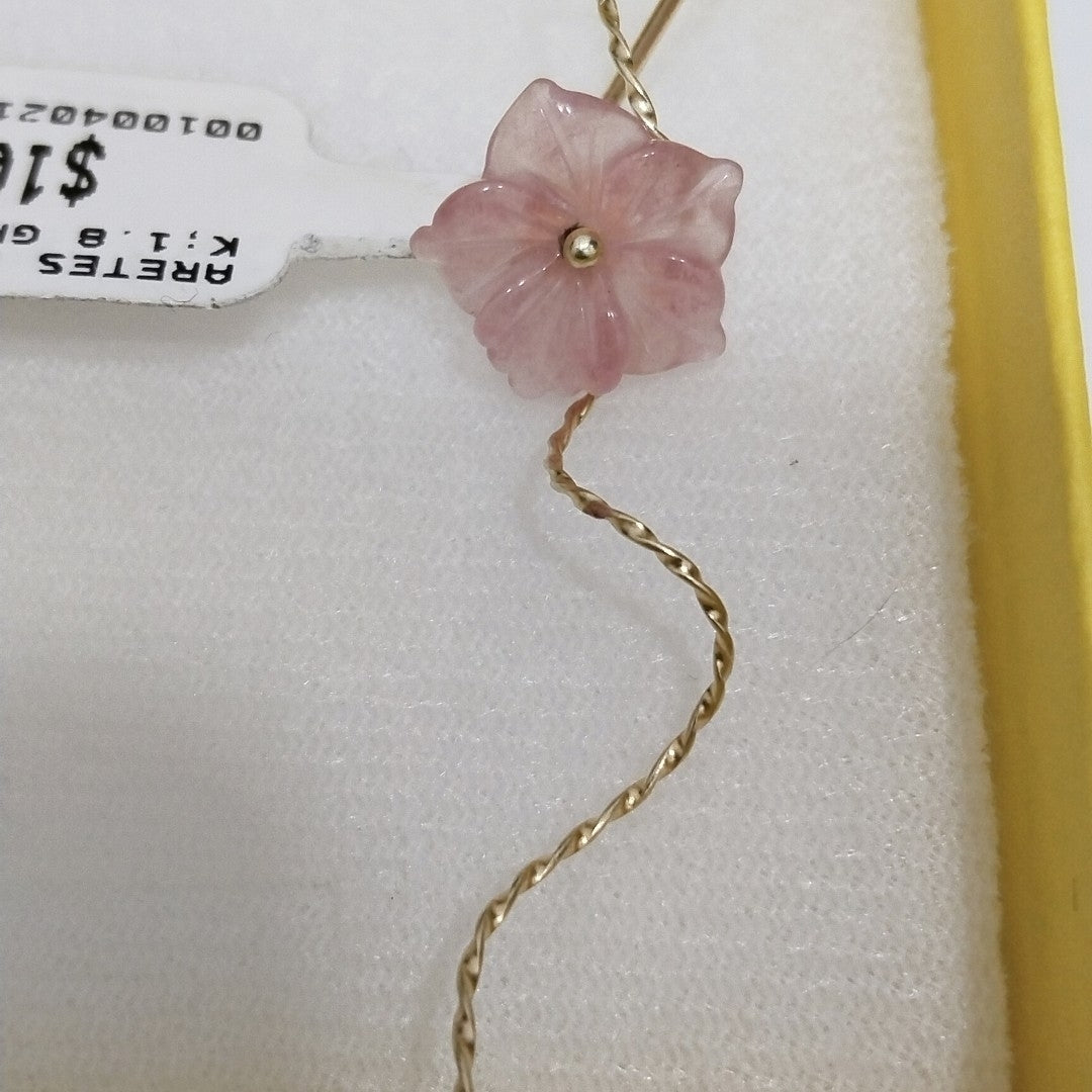 ARETES PAR ORO 14 K 1.8 GRMS (SEMINUEVO)