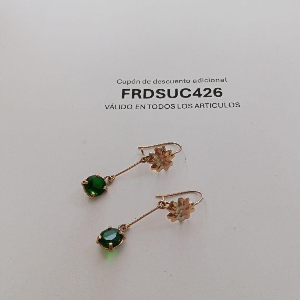 ARETES PAR ORO 10 K 2.7 GRMS (SEMINUEVO)
