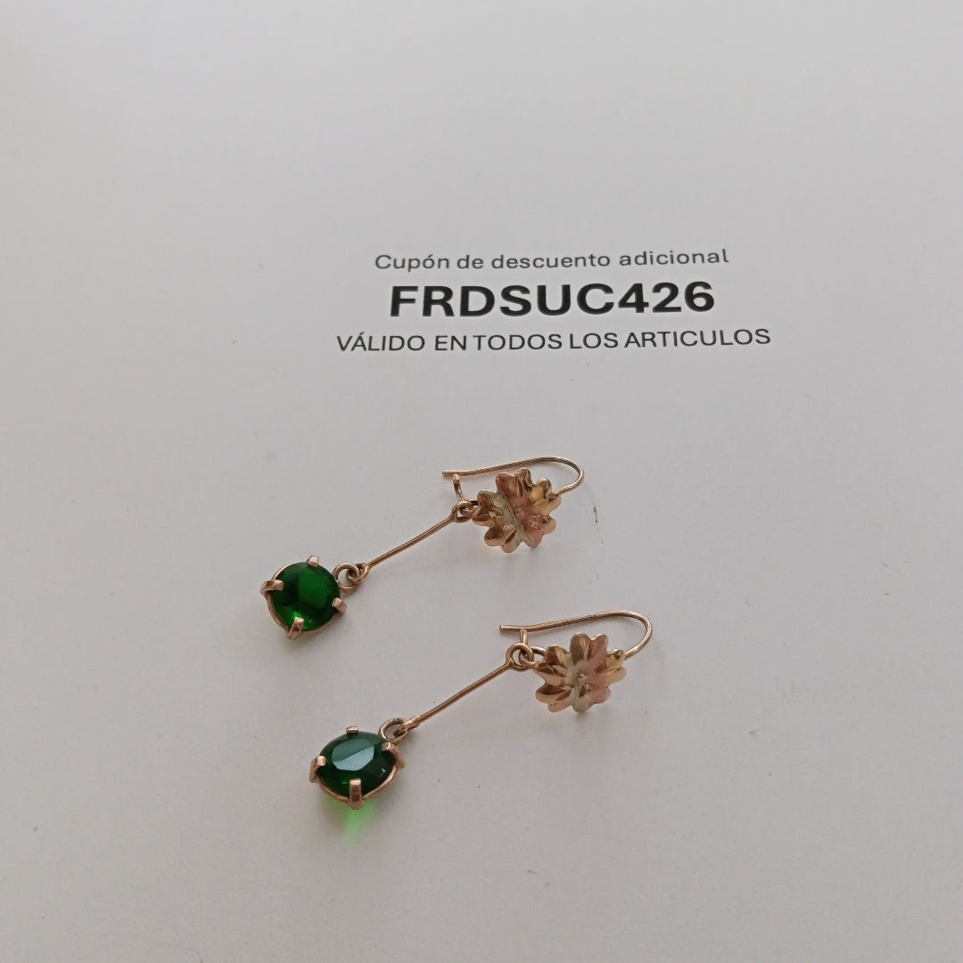 ARETES PAR ORO 10 K 2.7 GRMS (SEMINUEVO)