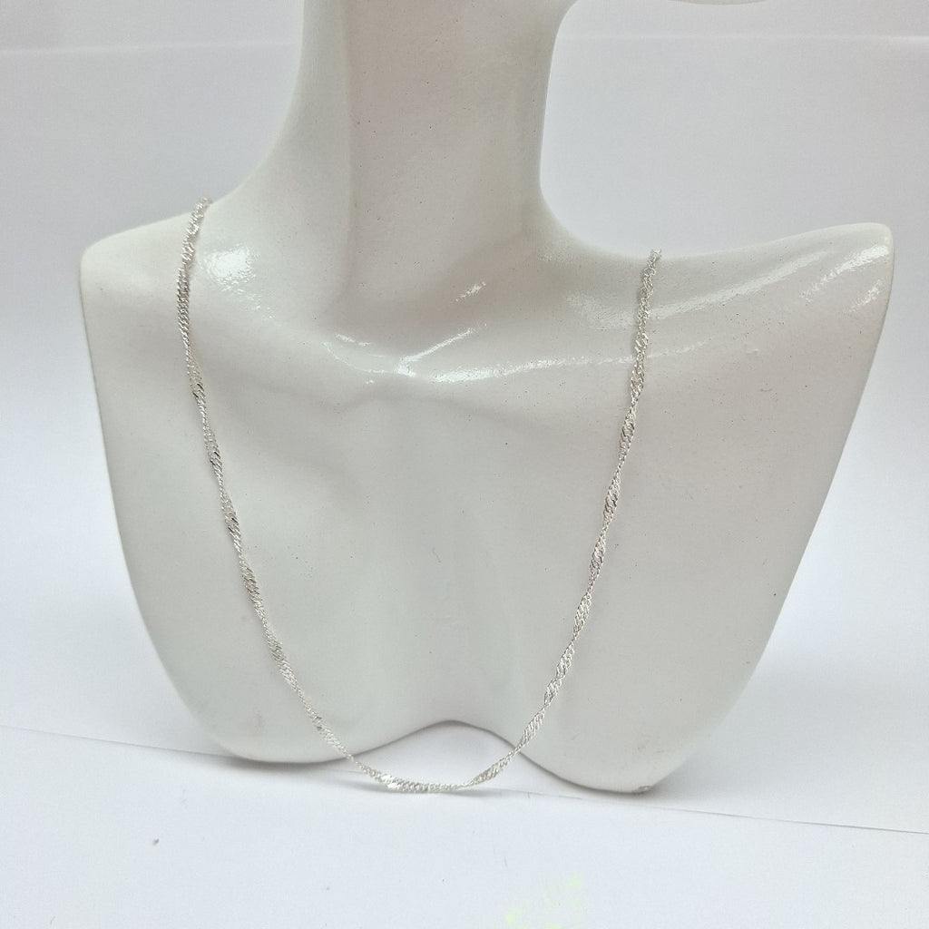 CADENA MEDIO TORZAL PLATA .925 60 CM 2.73 GR (NUEVO)