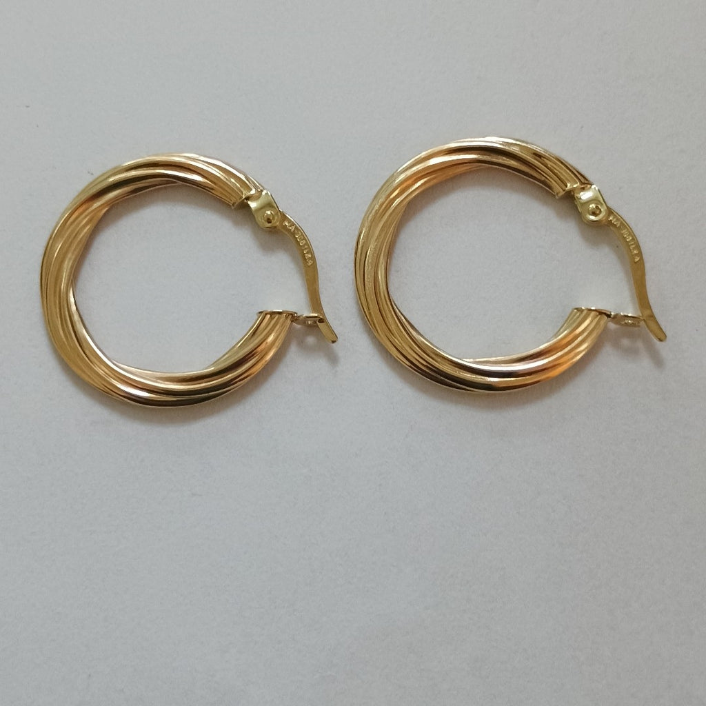 ARRACADAS ORO 14K 1.5 (NUEVO)