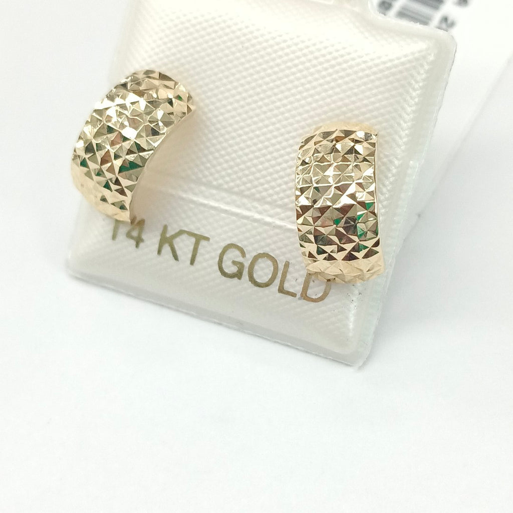 BROQUELES ORO 14K 1.7 (NUEVO)