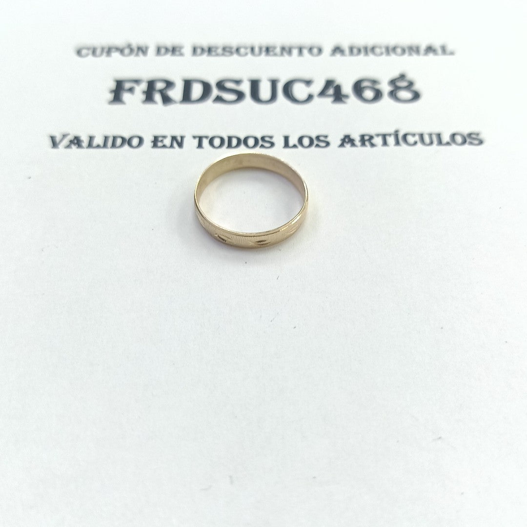 ARGOLLA ORO 10 K 1 GRMS (SEMINUEVO)