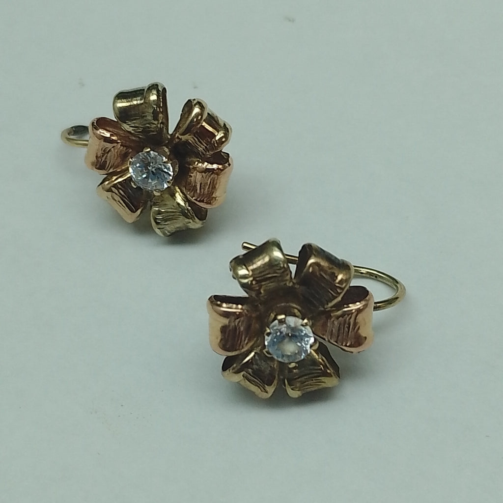 ARETES PAR ORO 10 K 3.6 GRMS (SEMINUEVO)