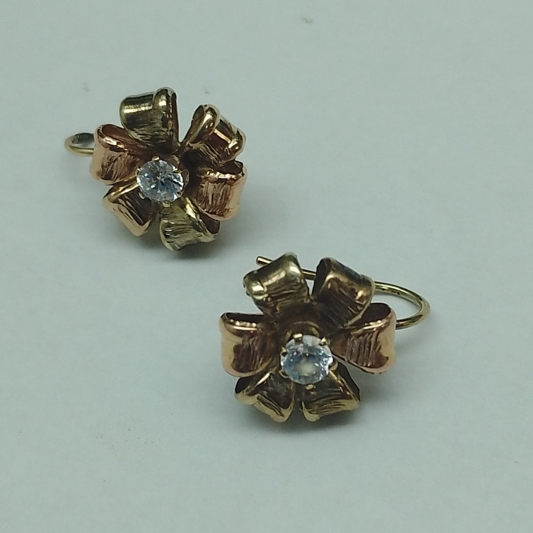 ARETES PAR ORO 10 K 3.6 GRMS (SEMINUEVO)