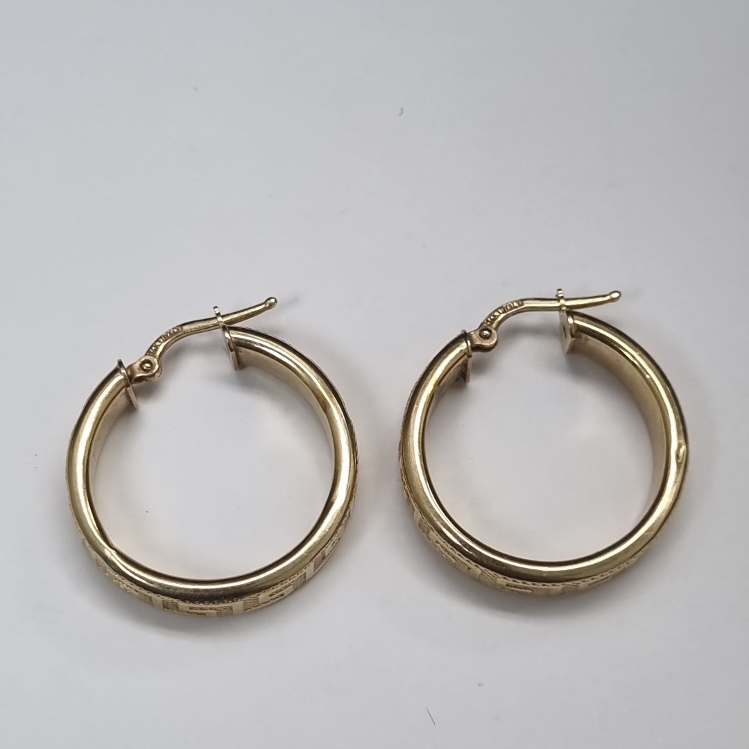ARRACADAS PAR ORO 14 K 2.6 GRMS (SEMINUEVO)