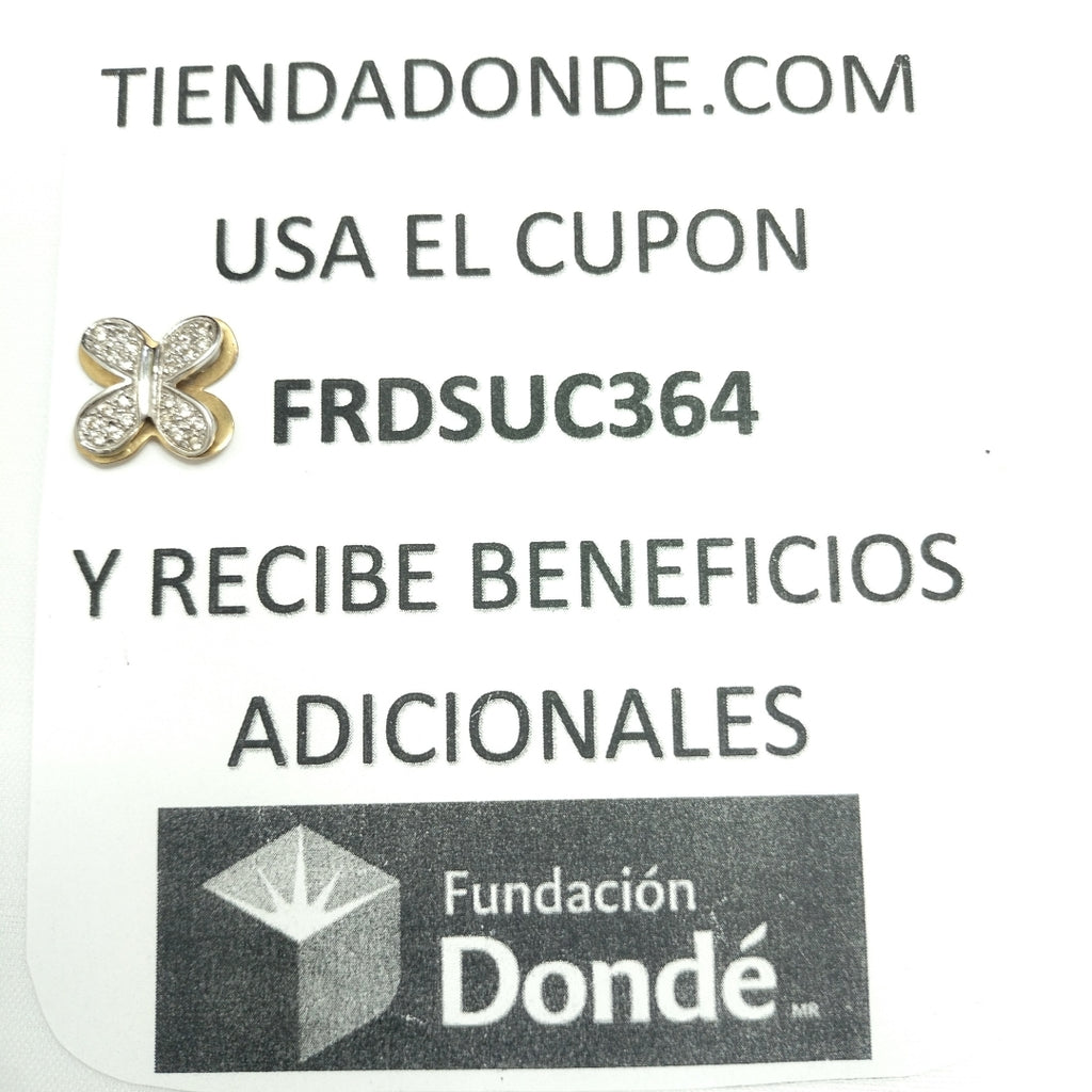 DIJE ORO COMBINADO 14 K 3,20 GRMS (SEMINUEVO)