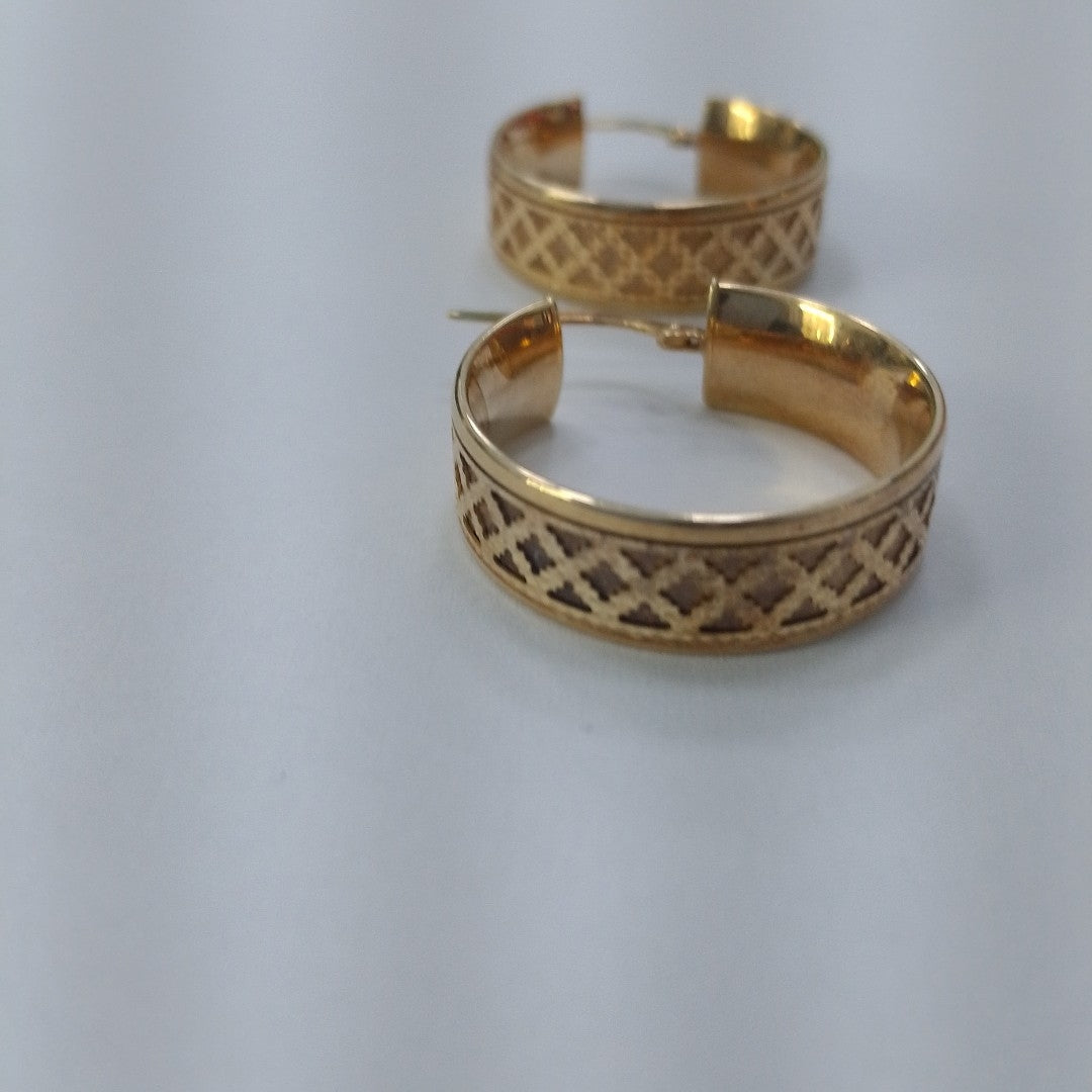 ARRACADAS PAR ORO 14 K 4,00 GRMS (SEMINUEVO)