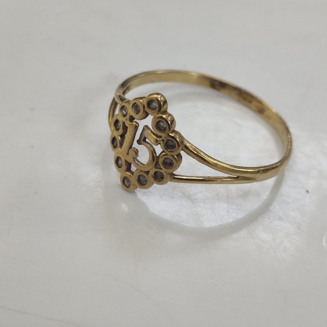 ANILLO ORO 10 K 1.2 GRMS (SEMINUEVO)