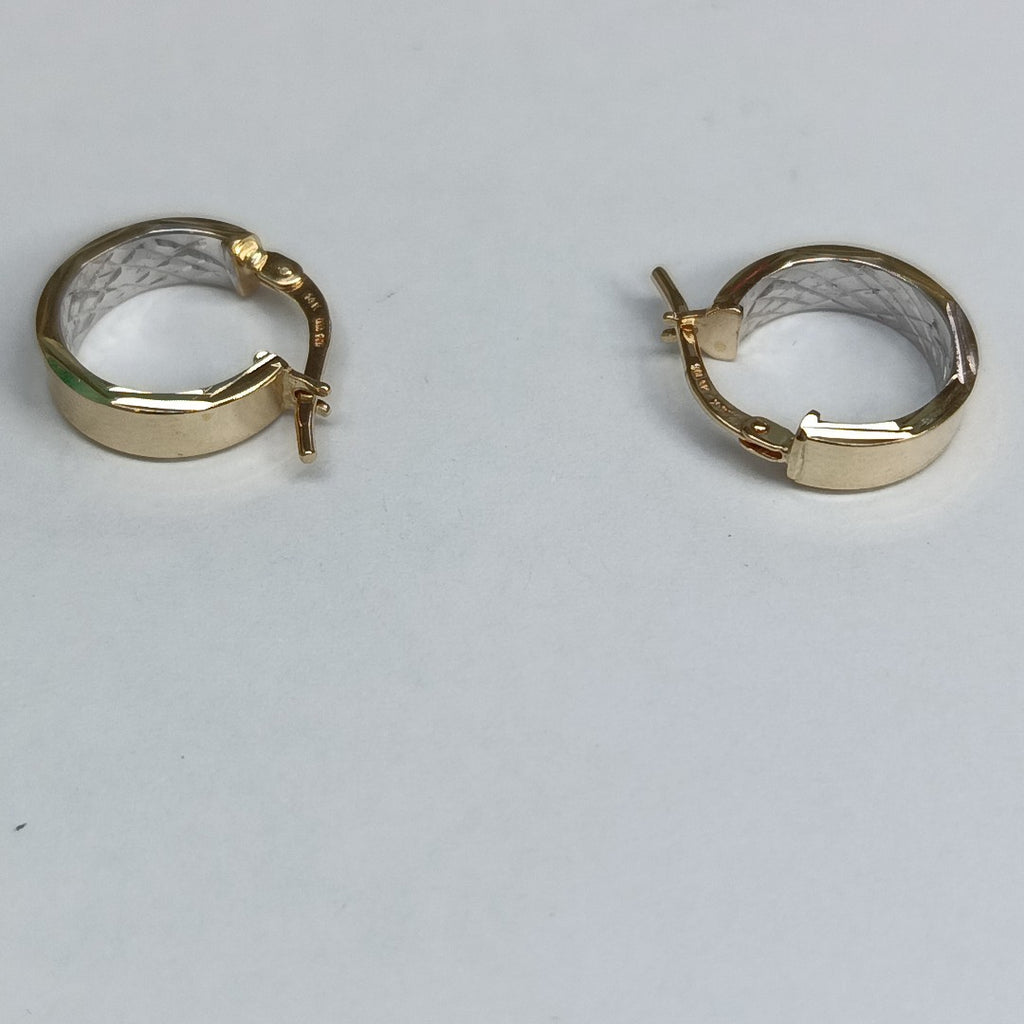 ARRACADAS ORO 14K 1.5 (NUEVO)