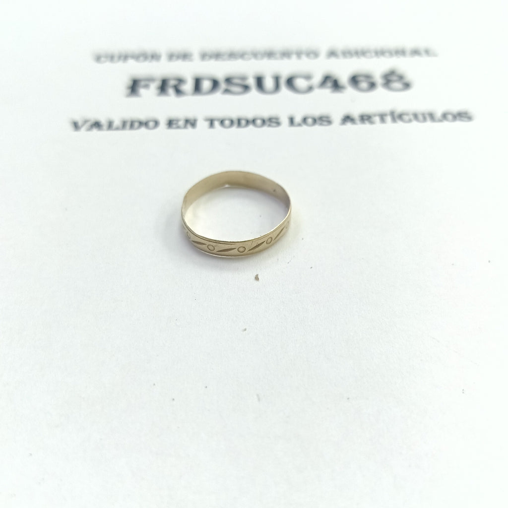ARGOLLA ORO 8 K 0,80 GRMS (SEMINUEVO)