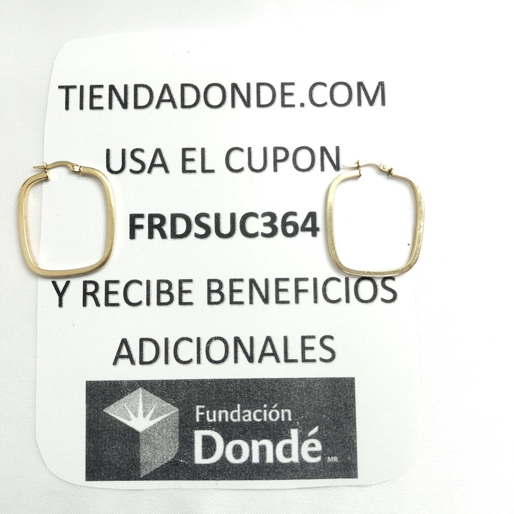 ARRACADAS PAR ORO 14 K 2,20 GRMS (SEMINUEVO)