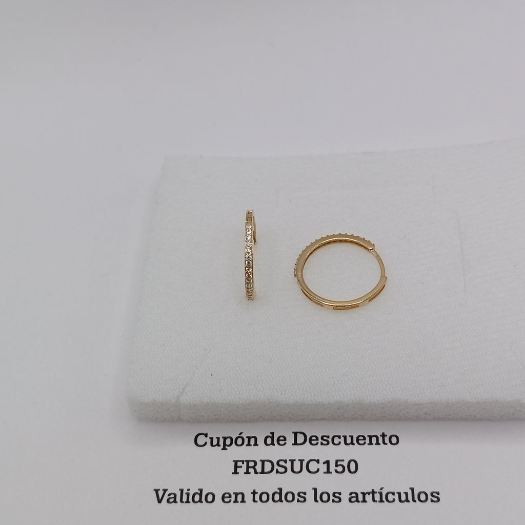 HUGGIES ORO 14K 1.4 (NUEVO)