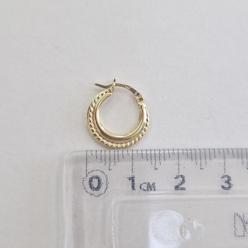 ARRACADAS ORO 14K 0.6 (NUEVO)