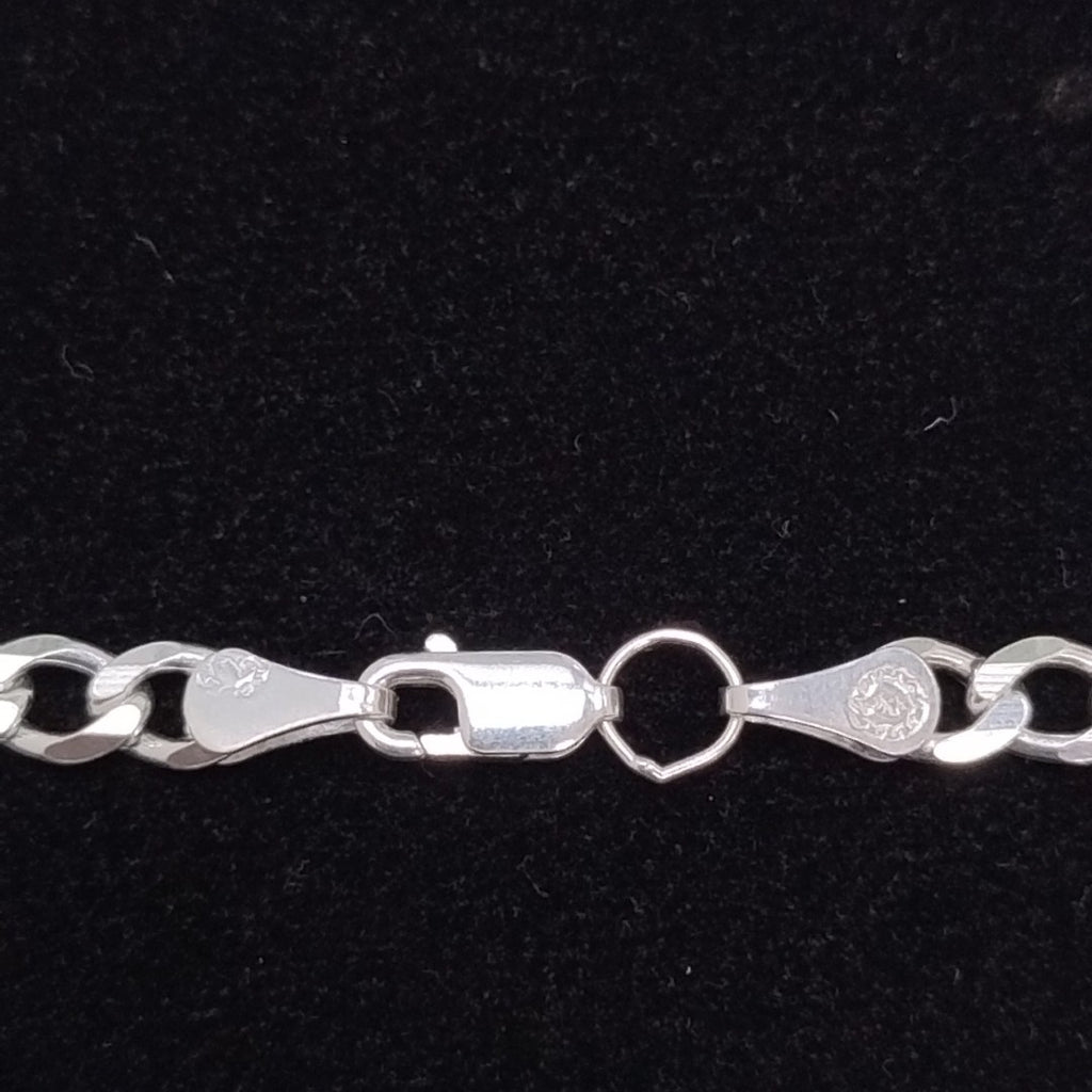 PULSERA BARBADA PLATA .925 18 CM 5.53 GR (NUEVO)