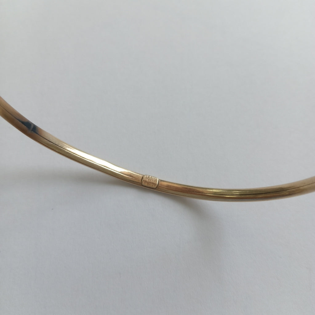 PULSERA RIGIDA ORO 14 K 4,50 GRMS (SEMINUEVO)