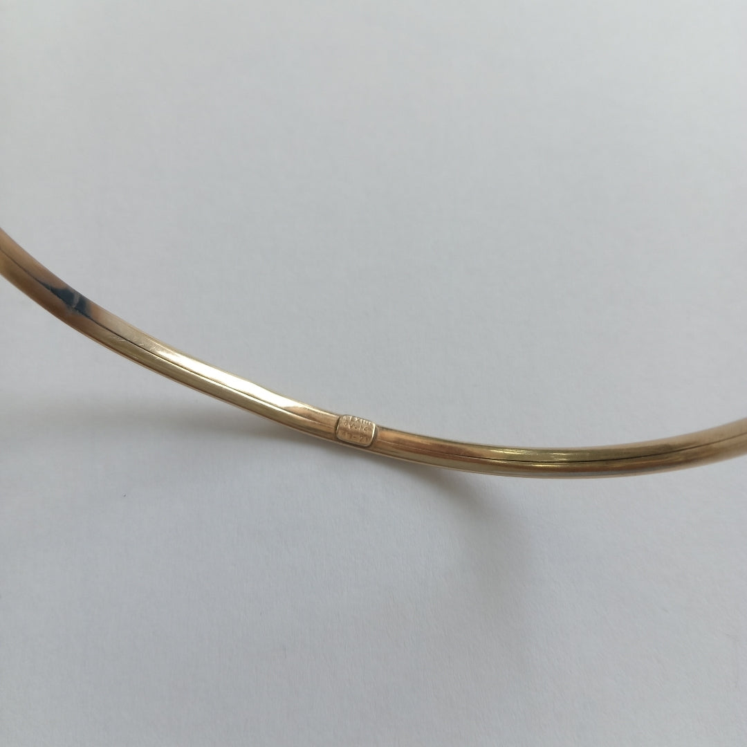 PULSERA RIGIDA ORO 14 K 4,50 GRMS (SEMINUEVO)