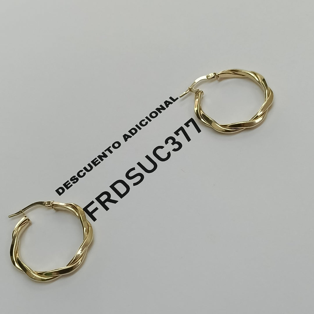 ARRACADAS ORO 14K 2 (NUEVO)