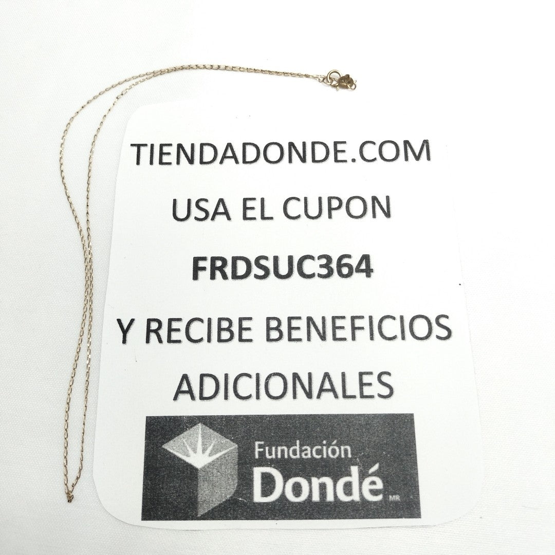 CADENA ORO 10 K 0.9 GRMS (SEMINUEVO)