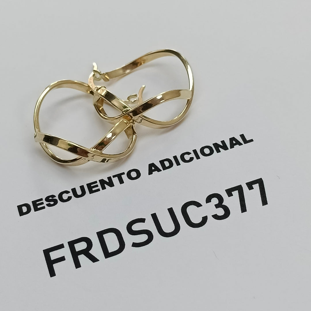 ARRACADAS ORO 14K 2 (NUEVO)