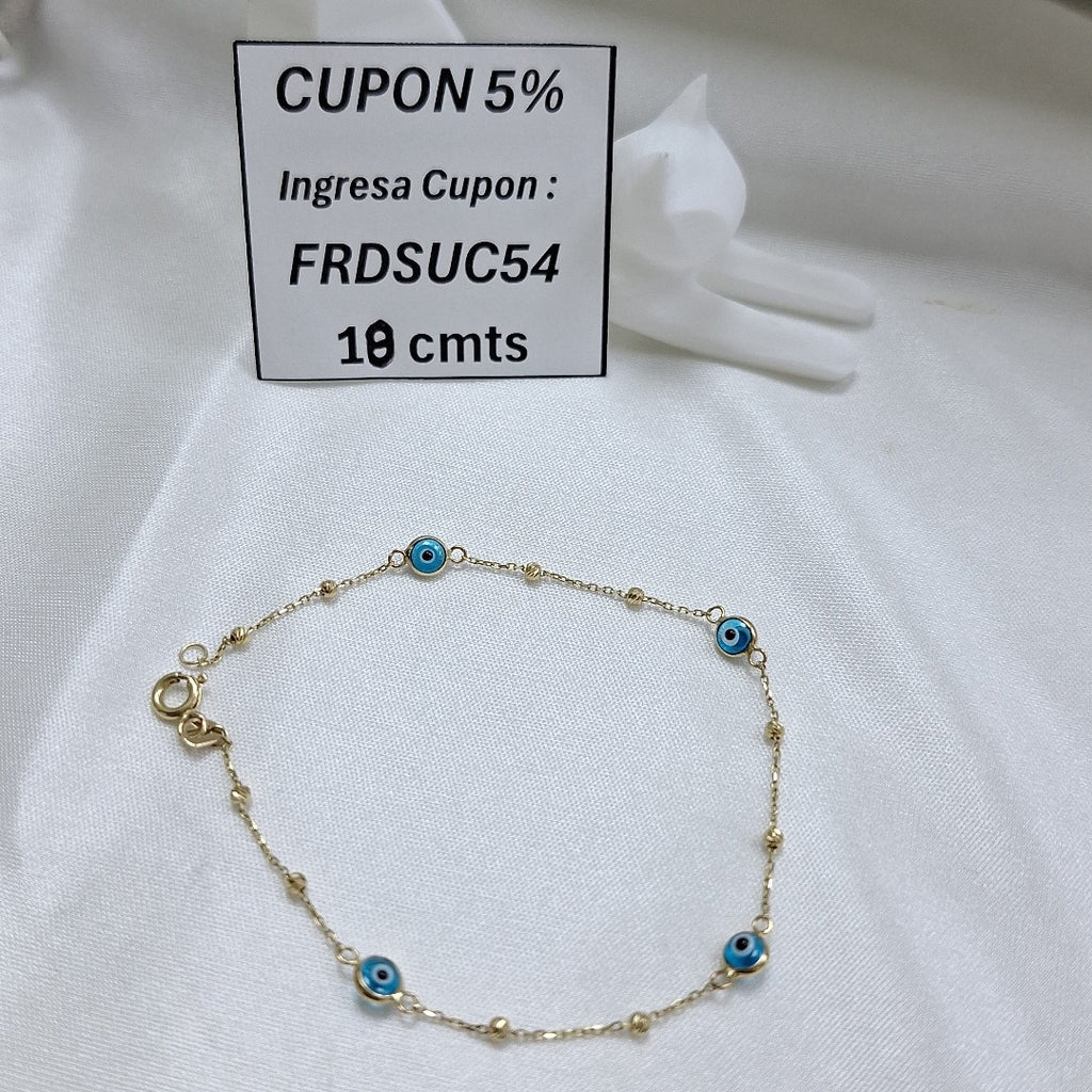 PULSERAS DAMA ORO 14K 1.1 (NUEVO)