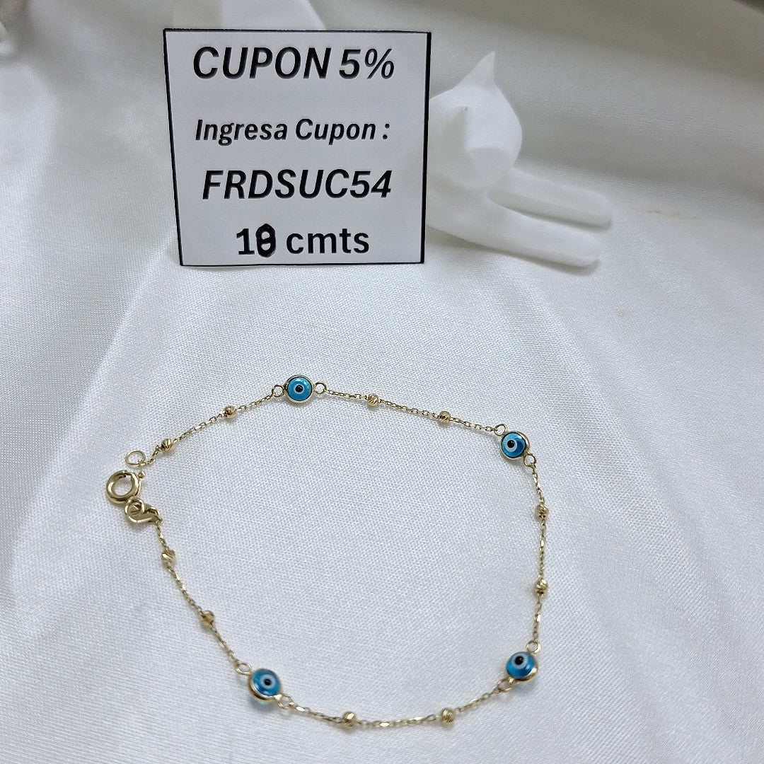 PULSERAS DAMA ORO 14K 1.1 (NUEVO)