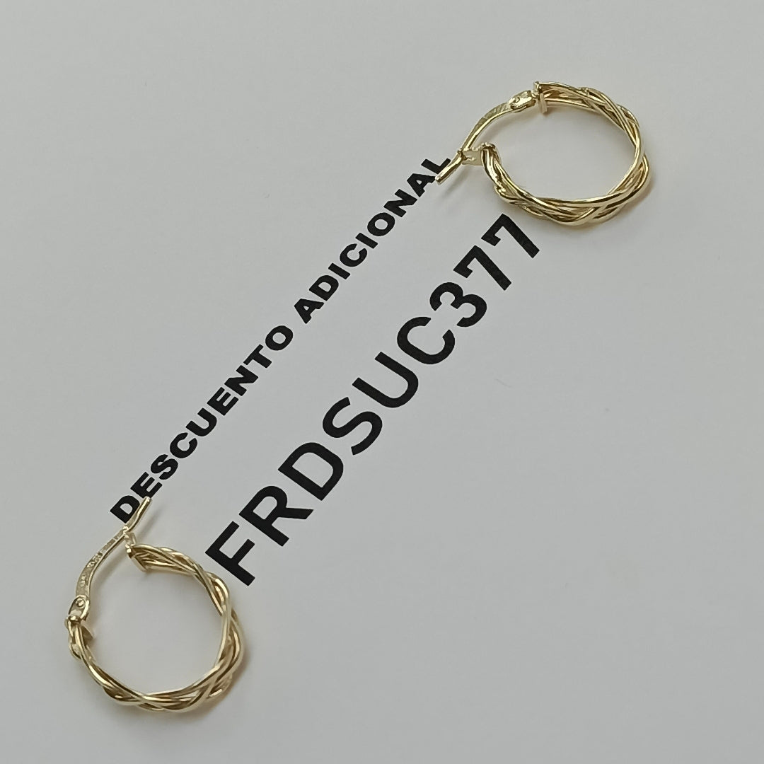ARRACADAS ORO 14K 1.7 (NUEVO)