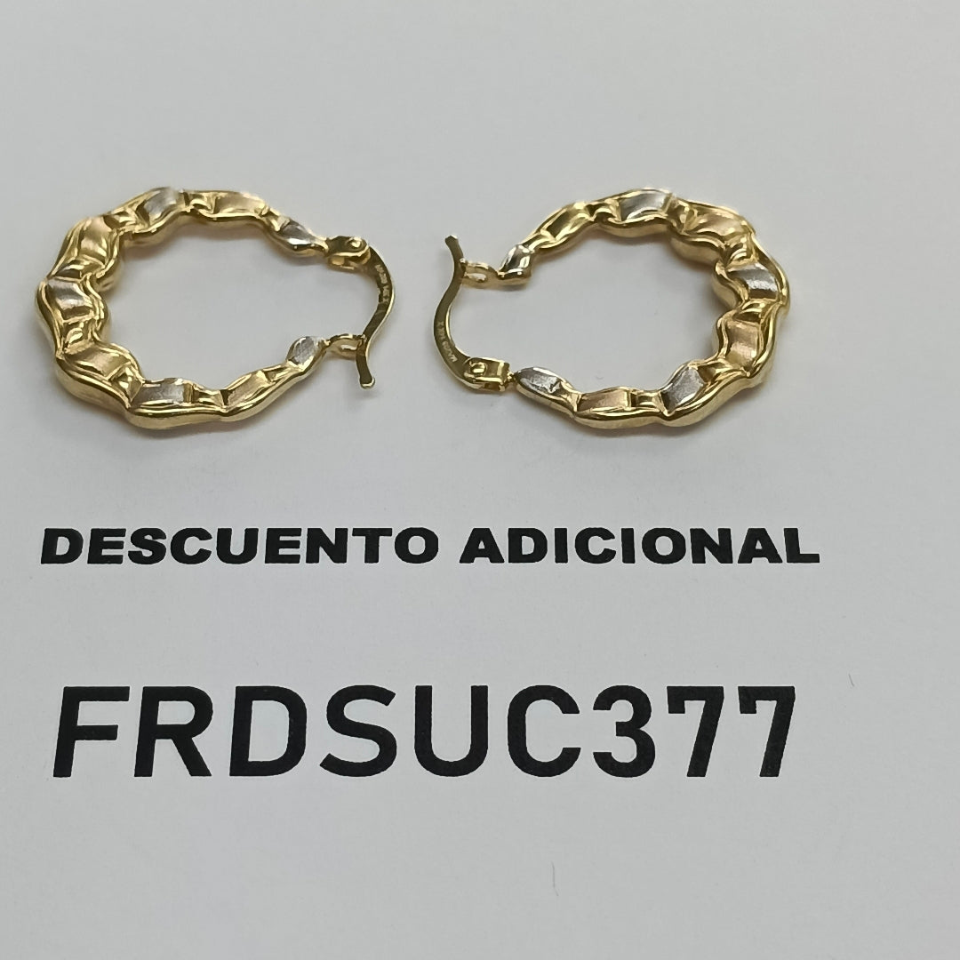 ARRACADAS ORO 14K 2 (NUEVO)