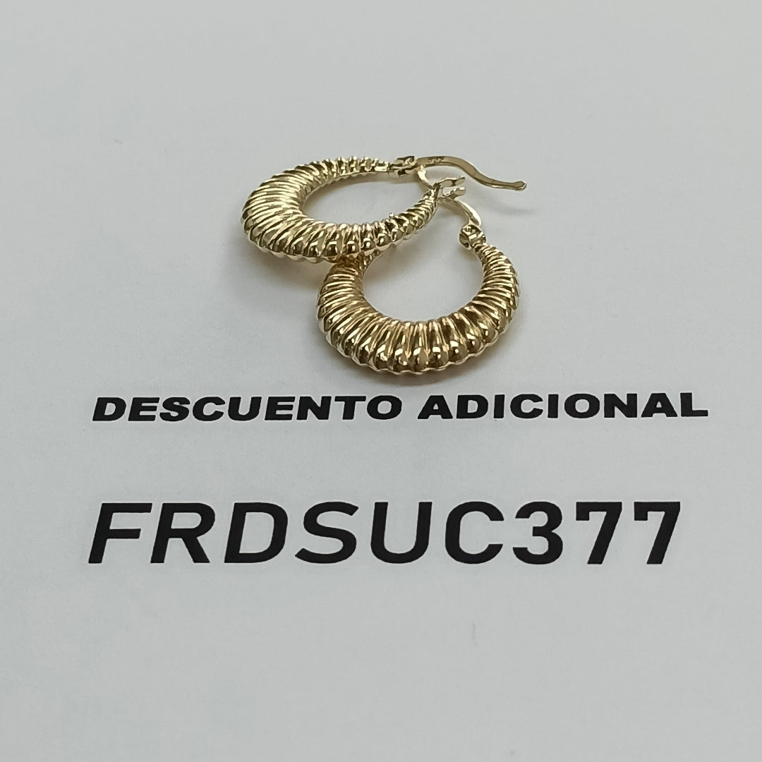 ARRACADAS ORO 14K 1.3 (NUEVO)