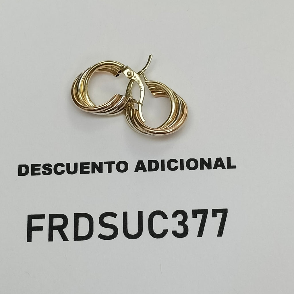ARRACADAS ORO 14K 1.6 (NUEVO)