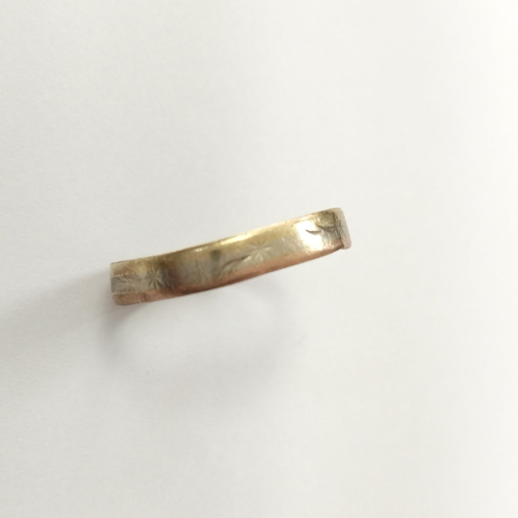 ARGOLLA ORO, ORO COMBINADO 10 K 1.1 GRMS (SEMINUEVO)