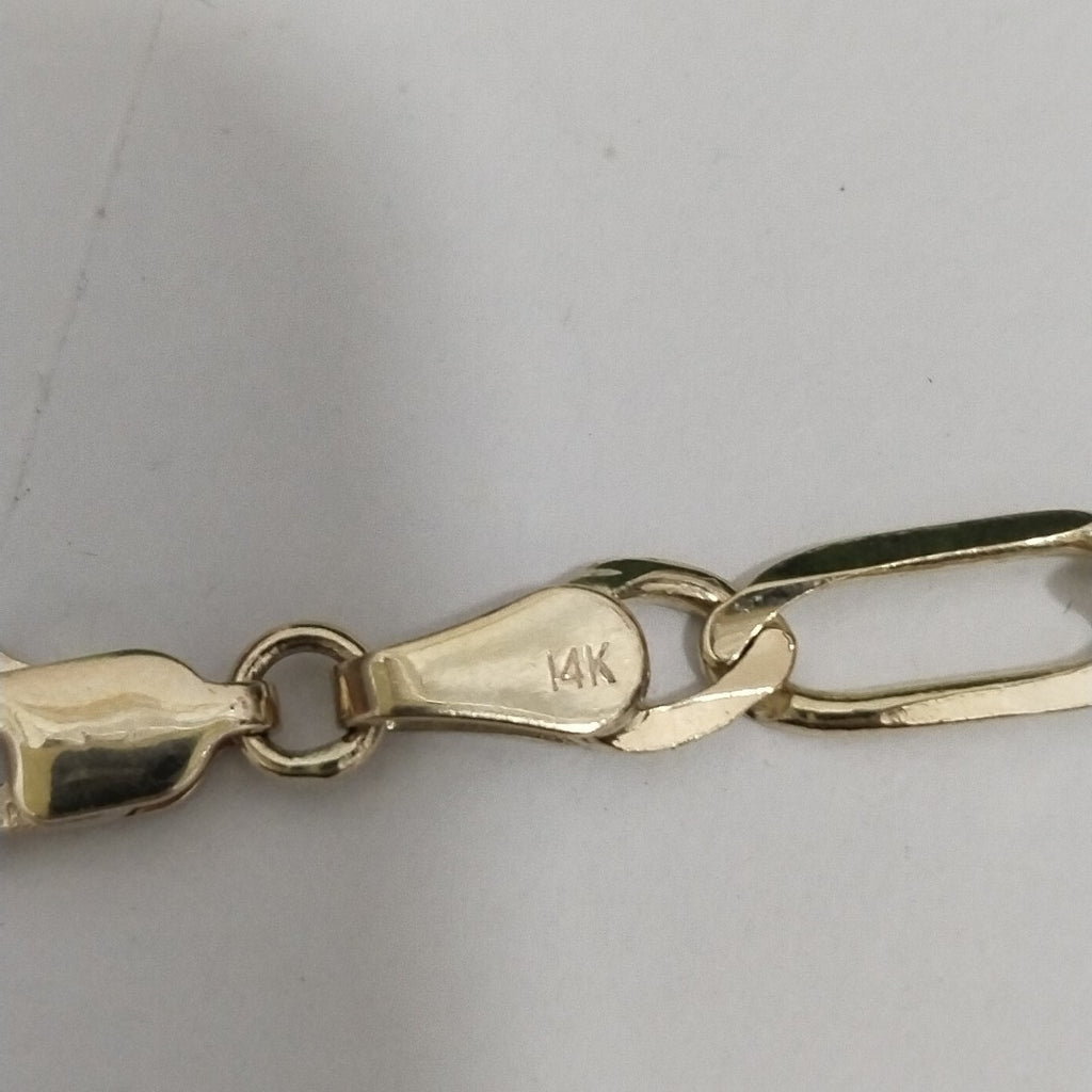 PULSERAS TEJIDO 3X1 ORO 14K 21 CM 6.1 GR (NUEVO)