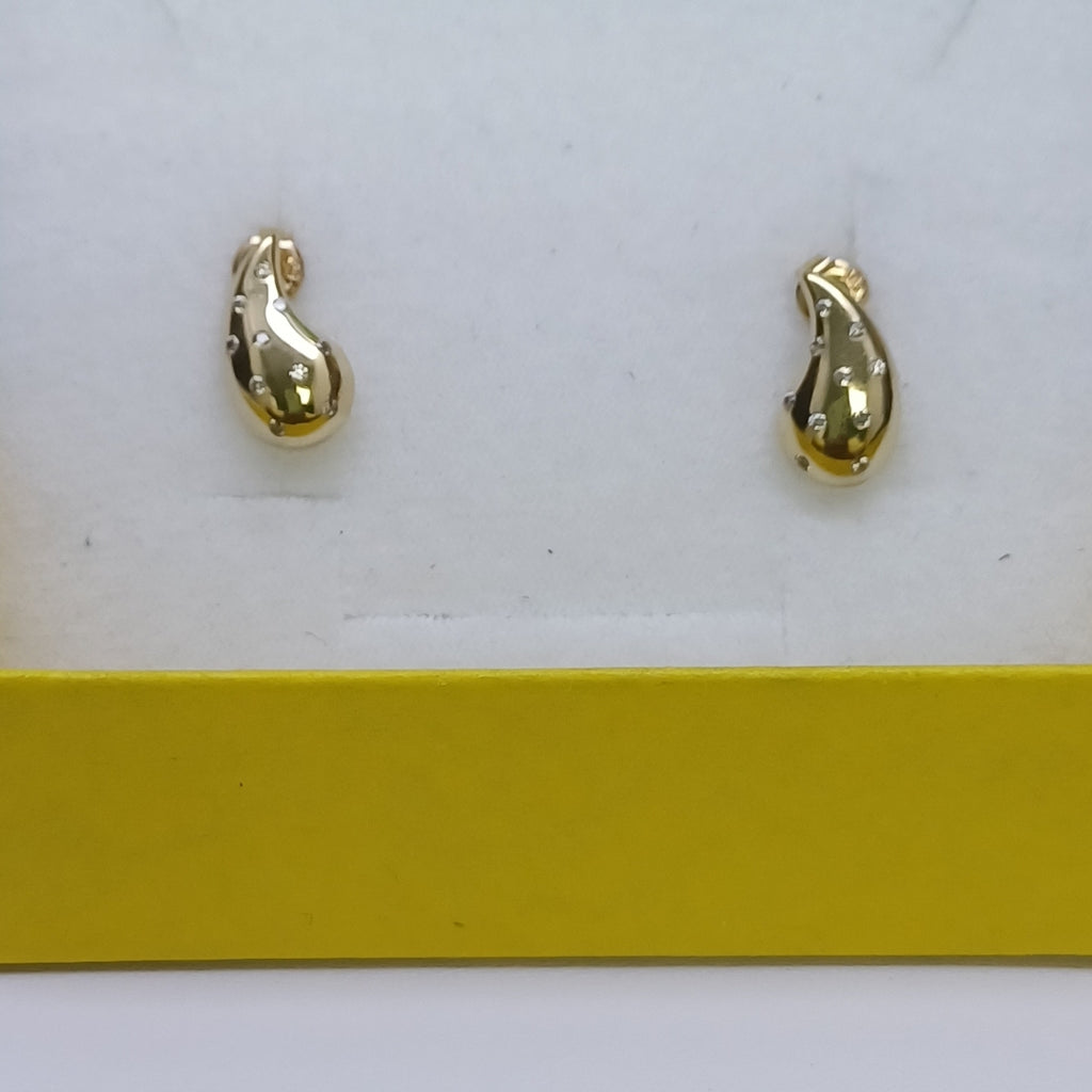 BROQUELES ORO 14K 2.1 (NUEVO)