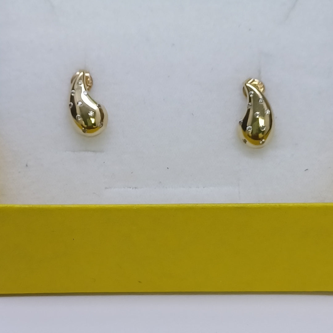 BROQUELES ORO 14K 2.1 (NUEVO)