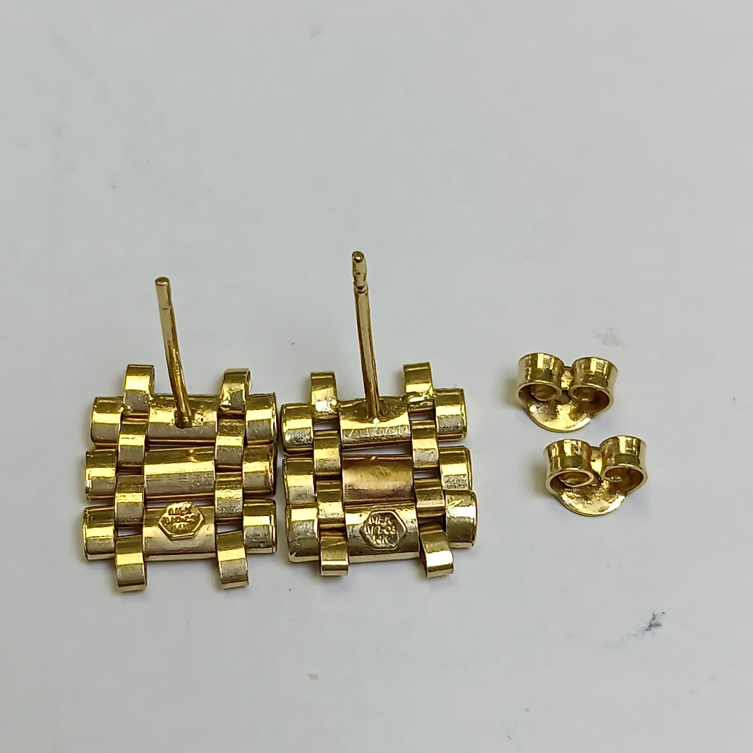 BROQUELES PAR ORO 14 K 2.2 GRMS (SEMINUEVO)