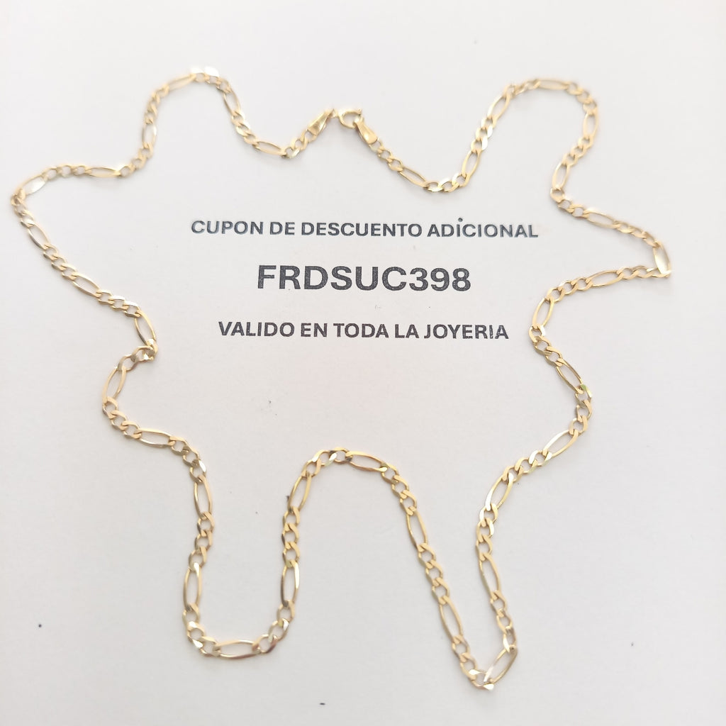 CADENA ORO 14 K 3.9 GRMS (SEMINUEVO)
