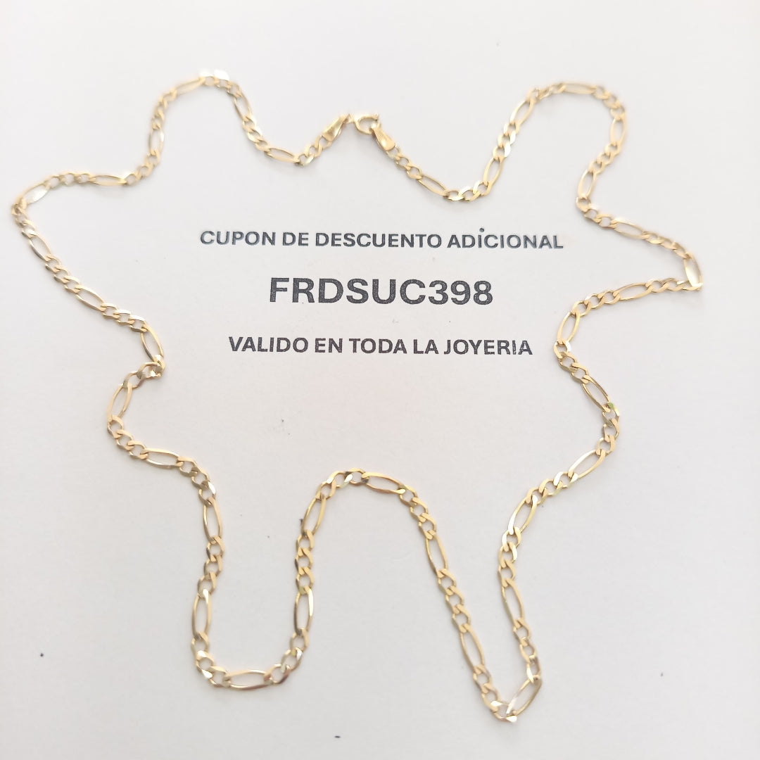 CADENA ORO 14 K 3.9 GRMS (SEMINUEVO)