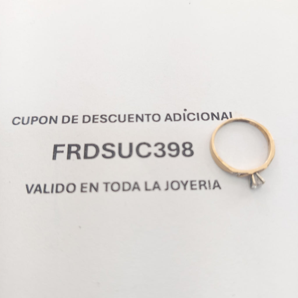 ANILLITO ORO 14 K 1.2 GRMS (SEMINUEVO)
