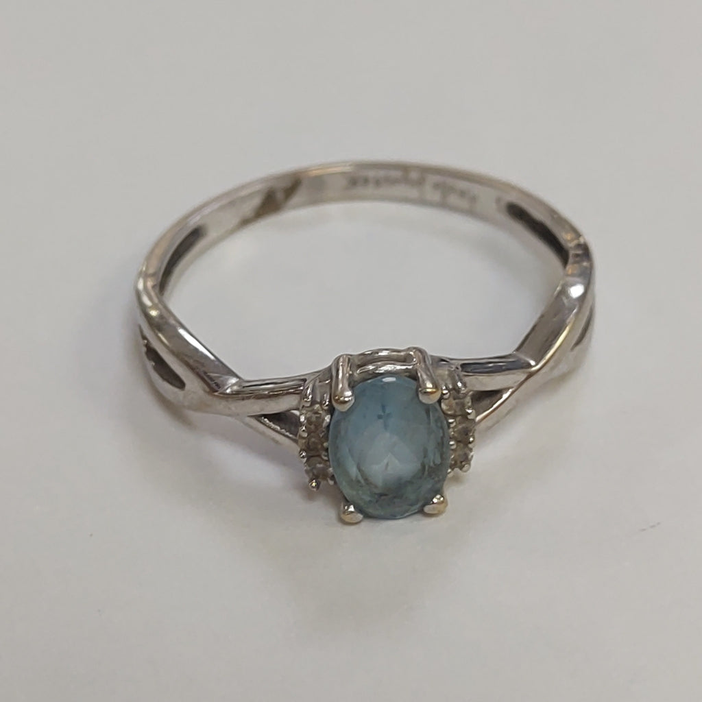 ANILLITO ORO BLANCO 14 K 2.4 GRMS (SEMINUEVO)