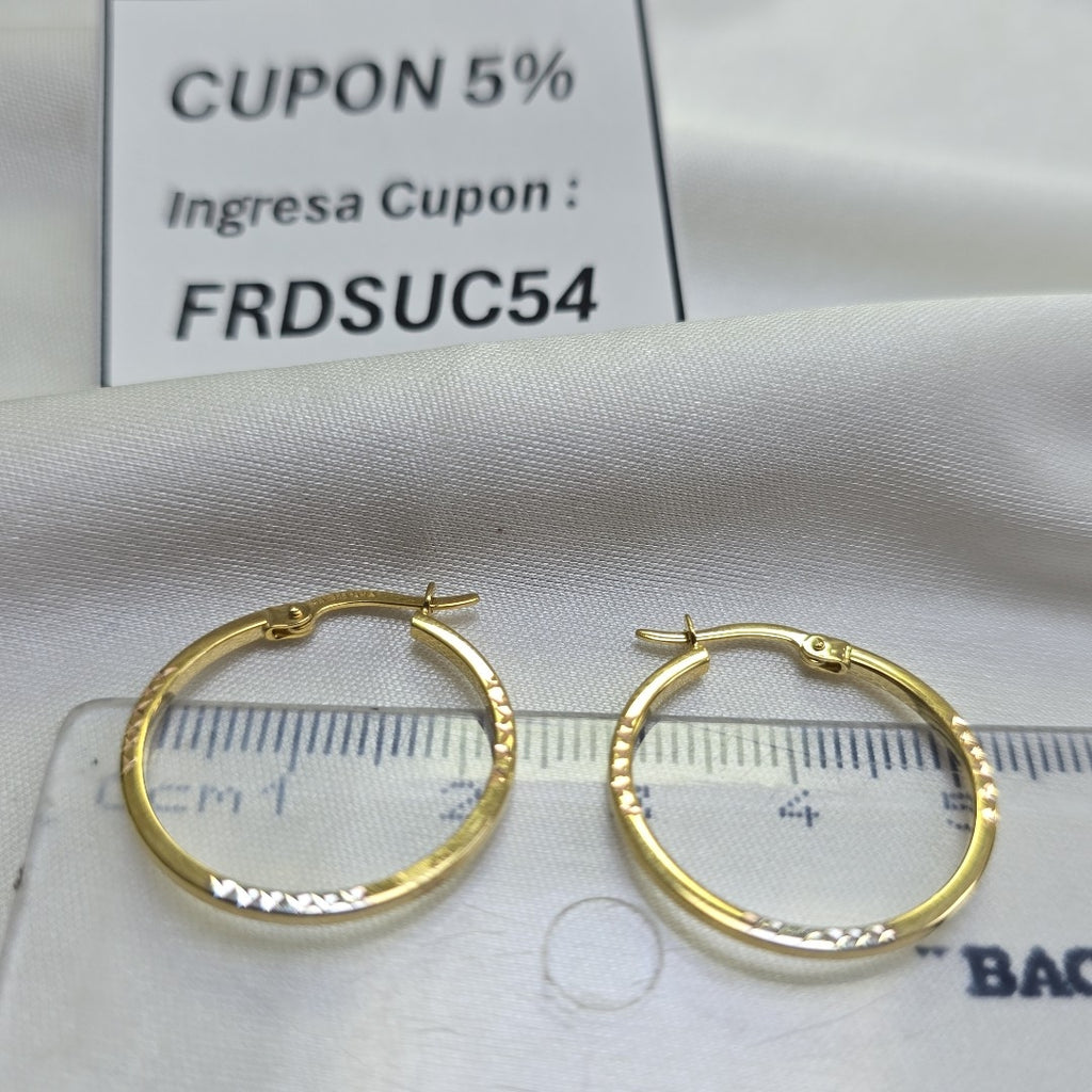 ARRACADAS ORO 14K 1.3 (NUEVO)