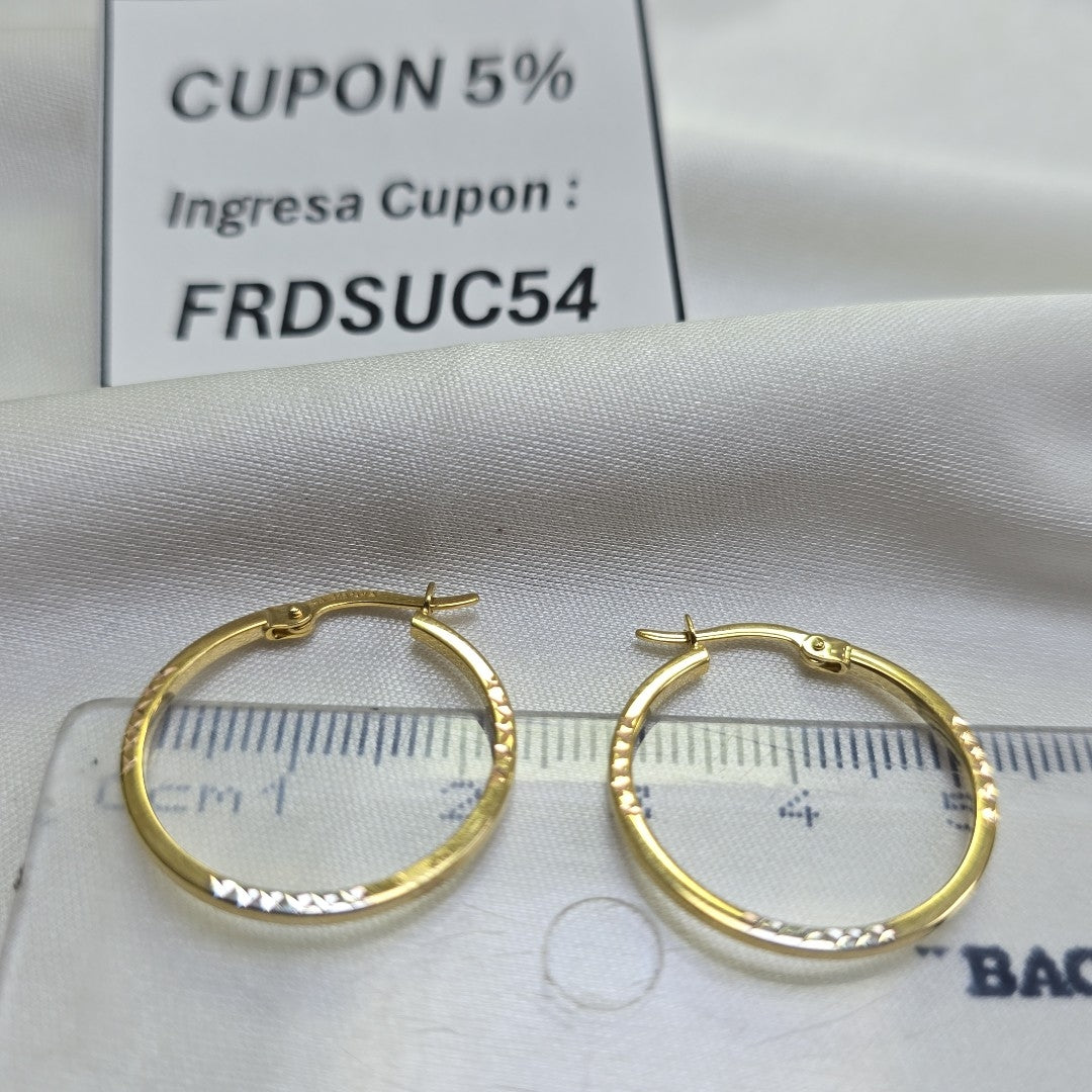 ARRACADAS ORO 14K 1.3 (NUEVO)