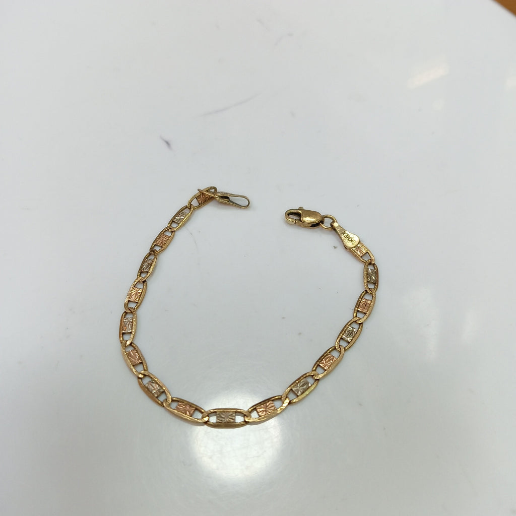 PULSERA ORO COMBINADO 10 K 2,20 GRMS (SEMINUEVO)